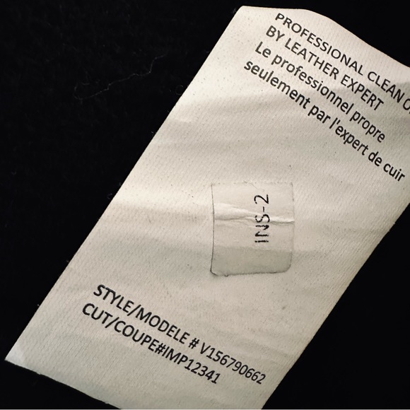 VINCE wool and leather jacket / black / medium - Picture 6 of 6